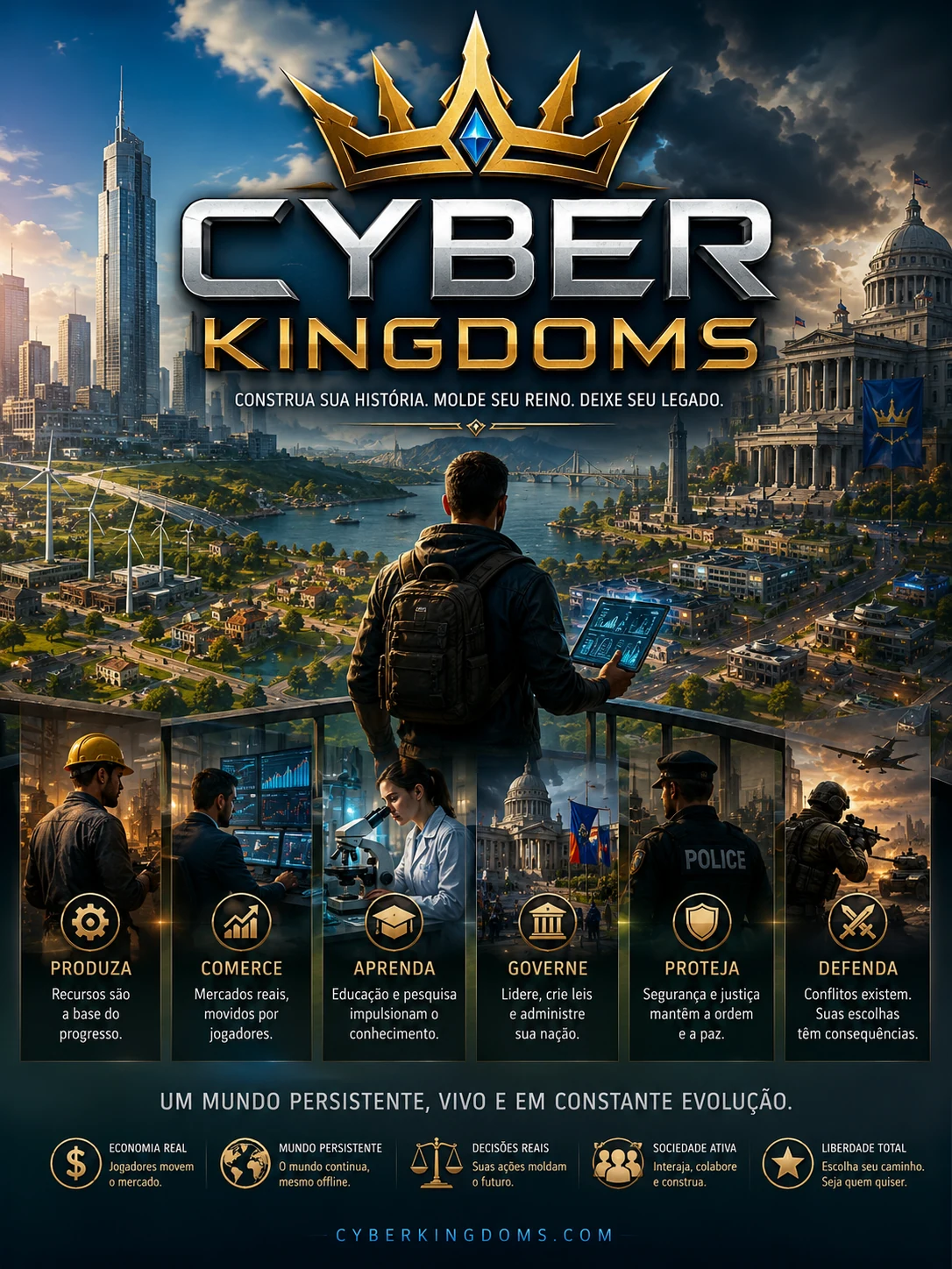 Arte de desenvolvimento de CyberKingdoms
